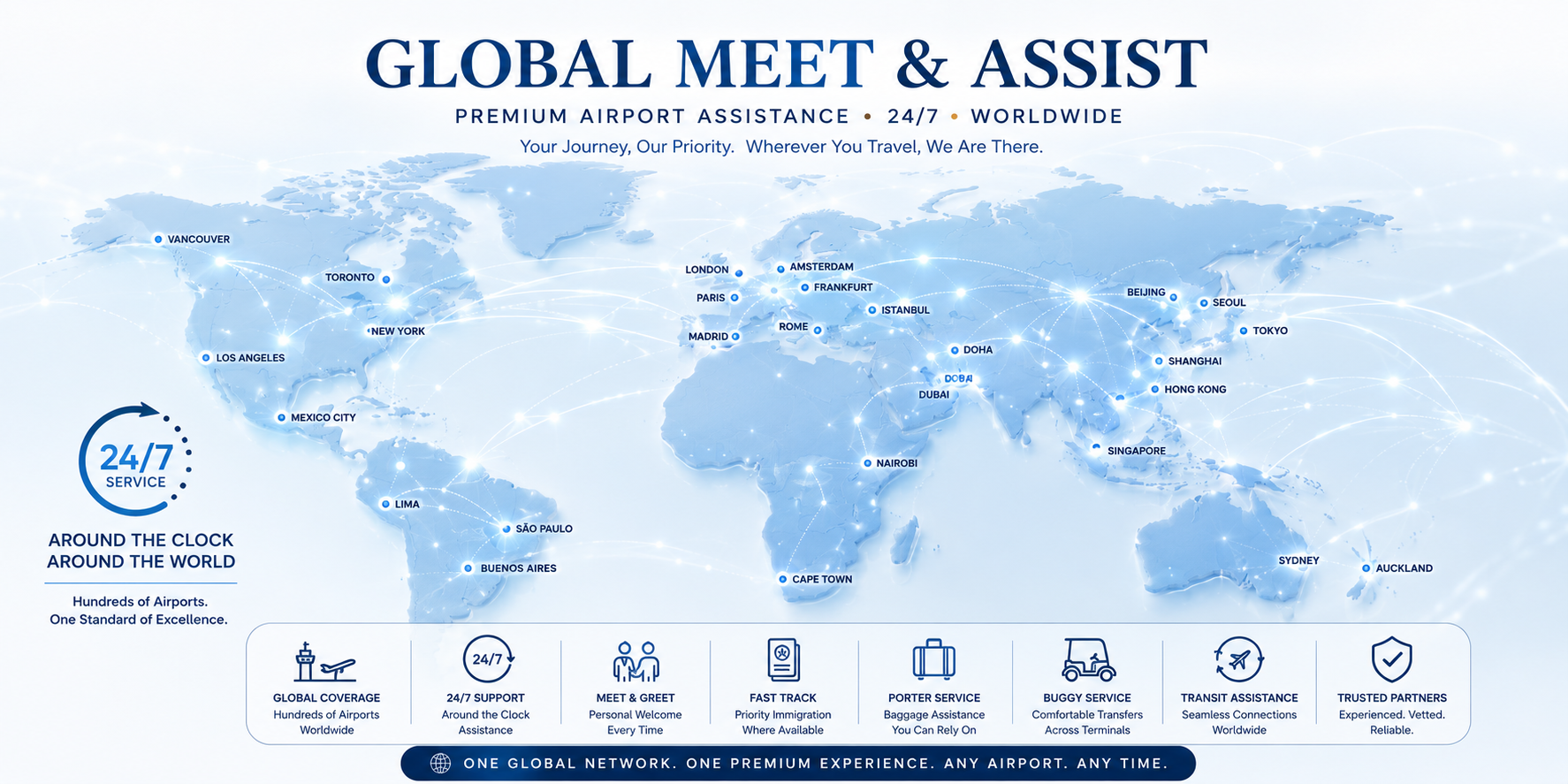 global coverage vip airport ground service by gblimousine and luxii global digital concierge